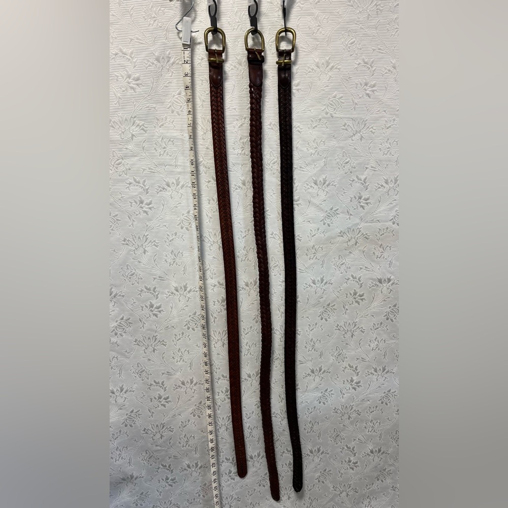 Men's Braided Leather Key Leash - Brown